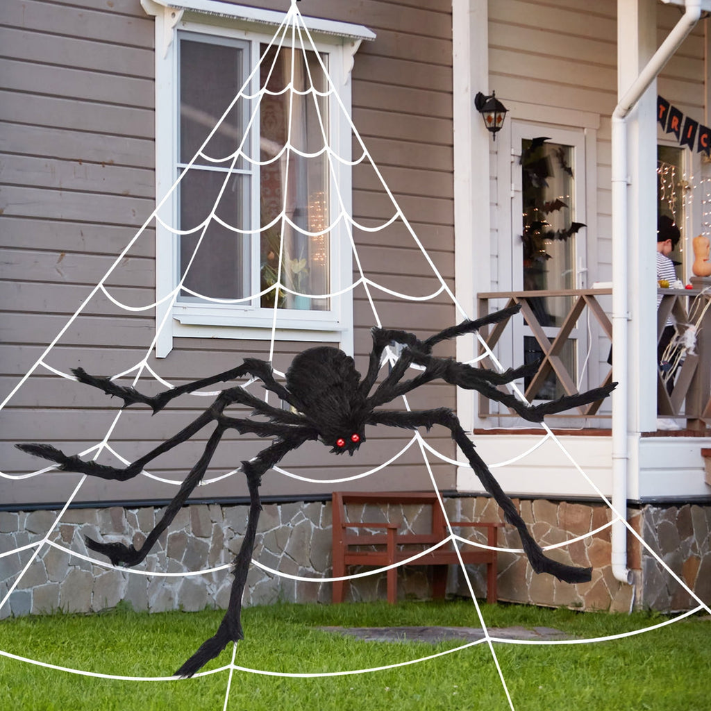 Weswose 6 Ft Animated Halloween Skeleton Prop - Sound & Touch Activated Animatronic with Glowing Head & Spooky Sounds, Outdoor Indoor Yard Decoration
