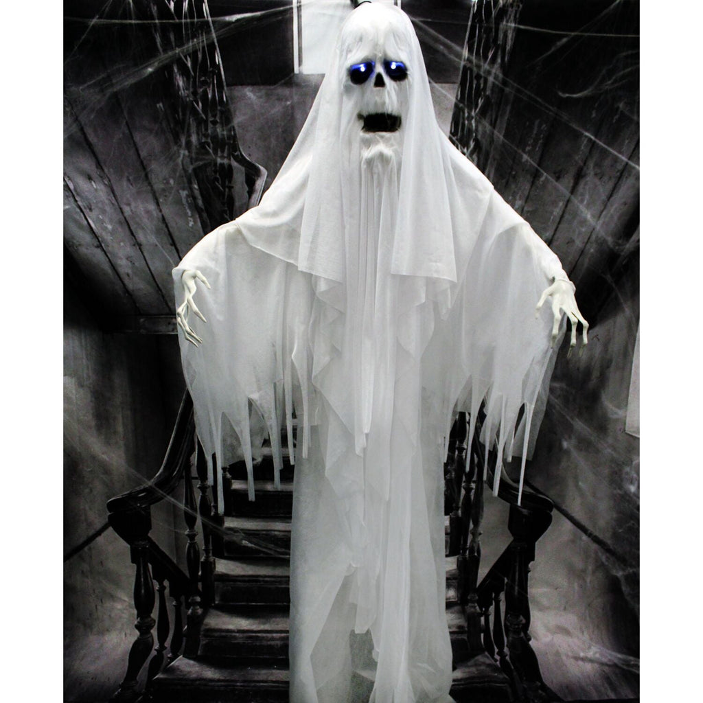 Haunted Hill Farm Animatronic Ghost Indoor/Covered Outdoor, 6-ft.