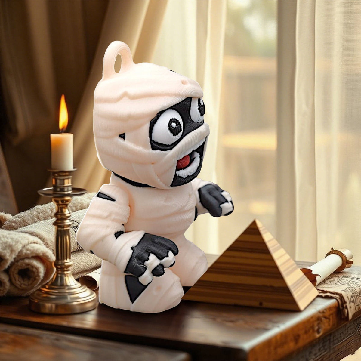 Halloween Animated Mummy Ornament Spooky Indoor and Outdoor Decor