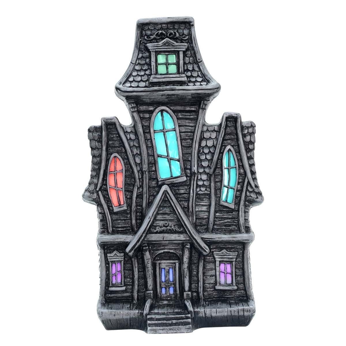Animated Haunted House 24" Plastic Indoor Halloween Decoration, by Way To Celebrate