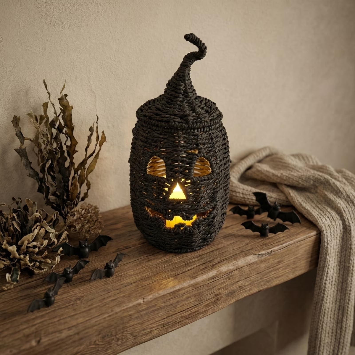Halloween Ghost Seaweed Pumpkin Decorations, 2026 Spooky Indoor Outdoor Holiday Party Decor Set, Animated Underwater Theme Display for Porch Home Yard