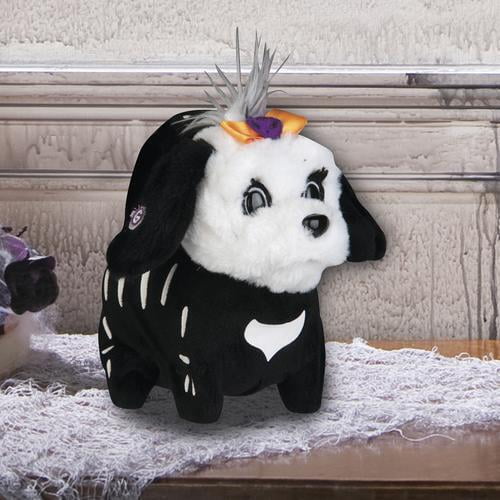 Animated Rollover Bone Dog Battery Operated Halloween Decoration Gift