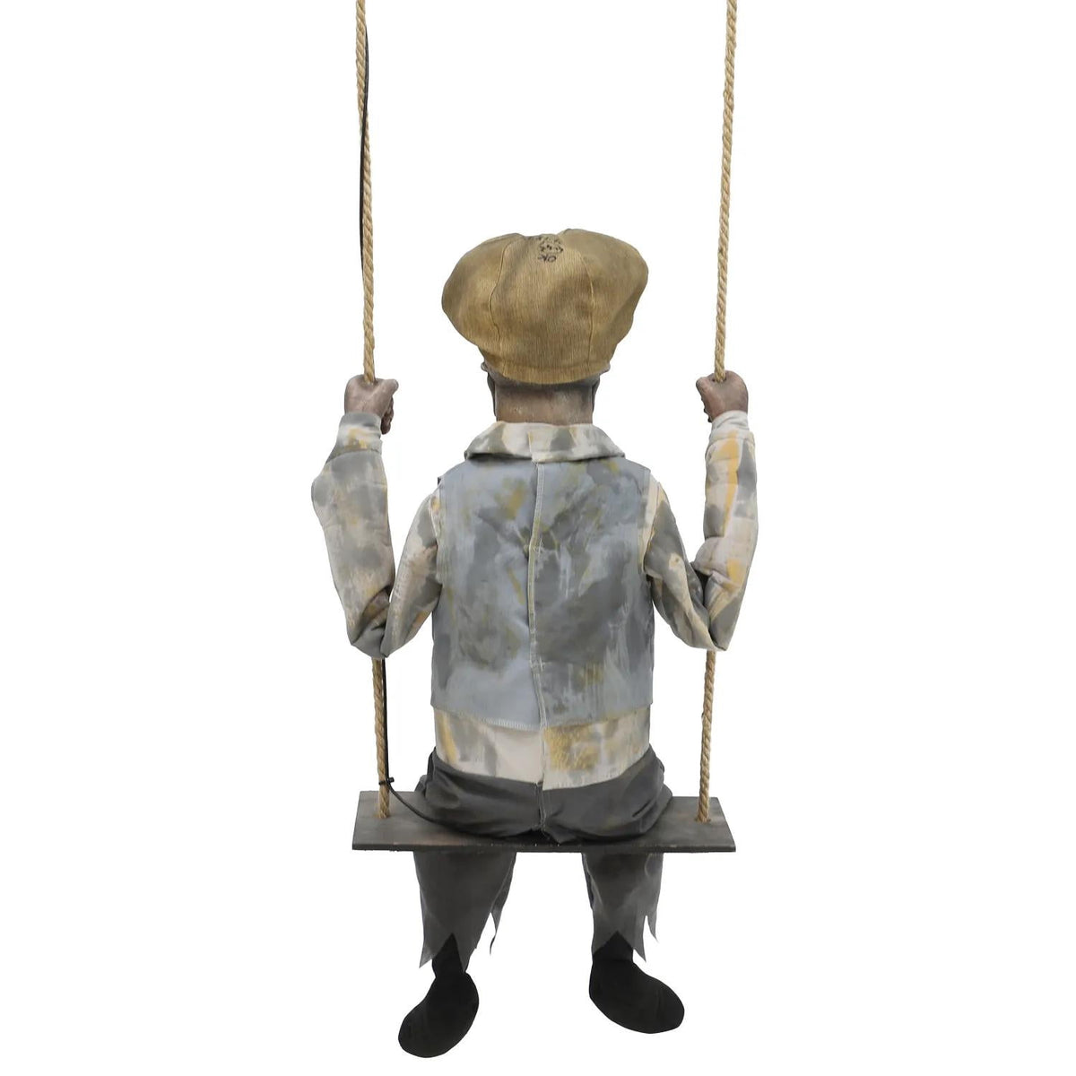 Seasonal Visions 62" Animated Swinging Skeletal Boy Halloween Decoration