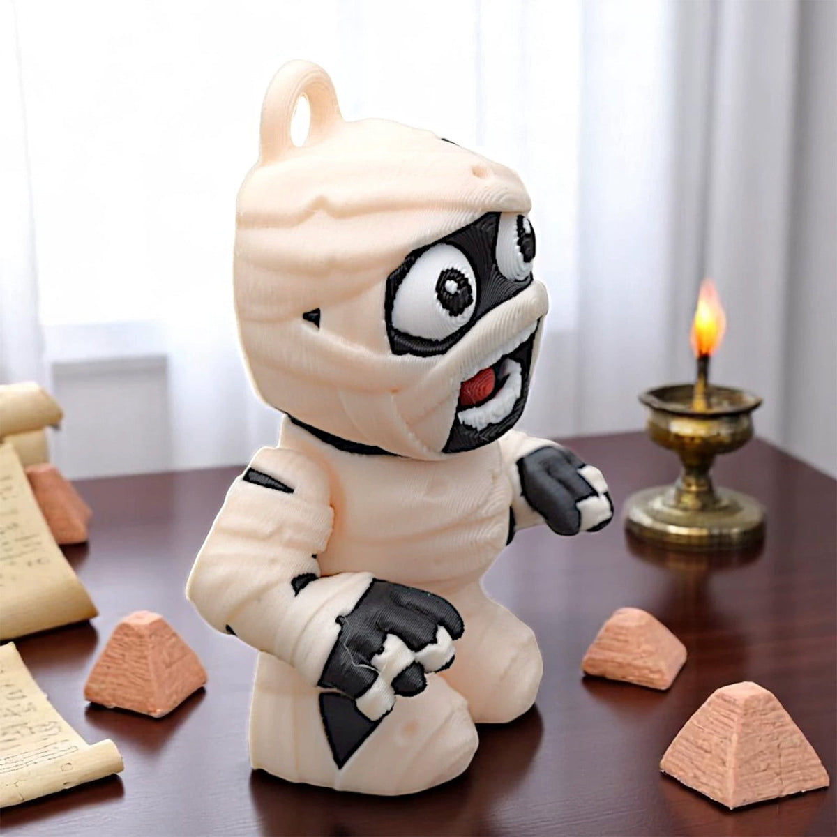 Halloween Animated Mummy Ornament Spooky Indoor and Outdoor Decor