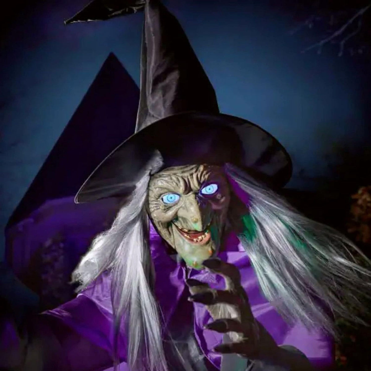 Halloween Decorations 6Ft Halloween Flying Witch Outdoor Hovering Witch Holding Sweeper Props Animated Hovering Witch Home Halloween Decoration Sculptures & Statues 2026
