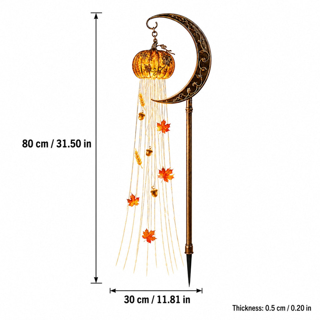 Halloween Witch Cauldron Garden Stake Lights, 2.7Ft LED Color Waterfall-Style Light Flow Flying Witch Garden Stake, Waterproof Weather Resistant Projector Lights for Outdoor Yard, Lawn, Pathway