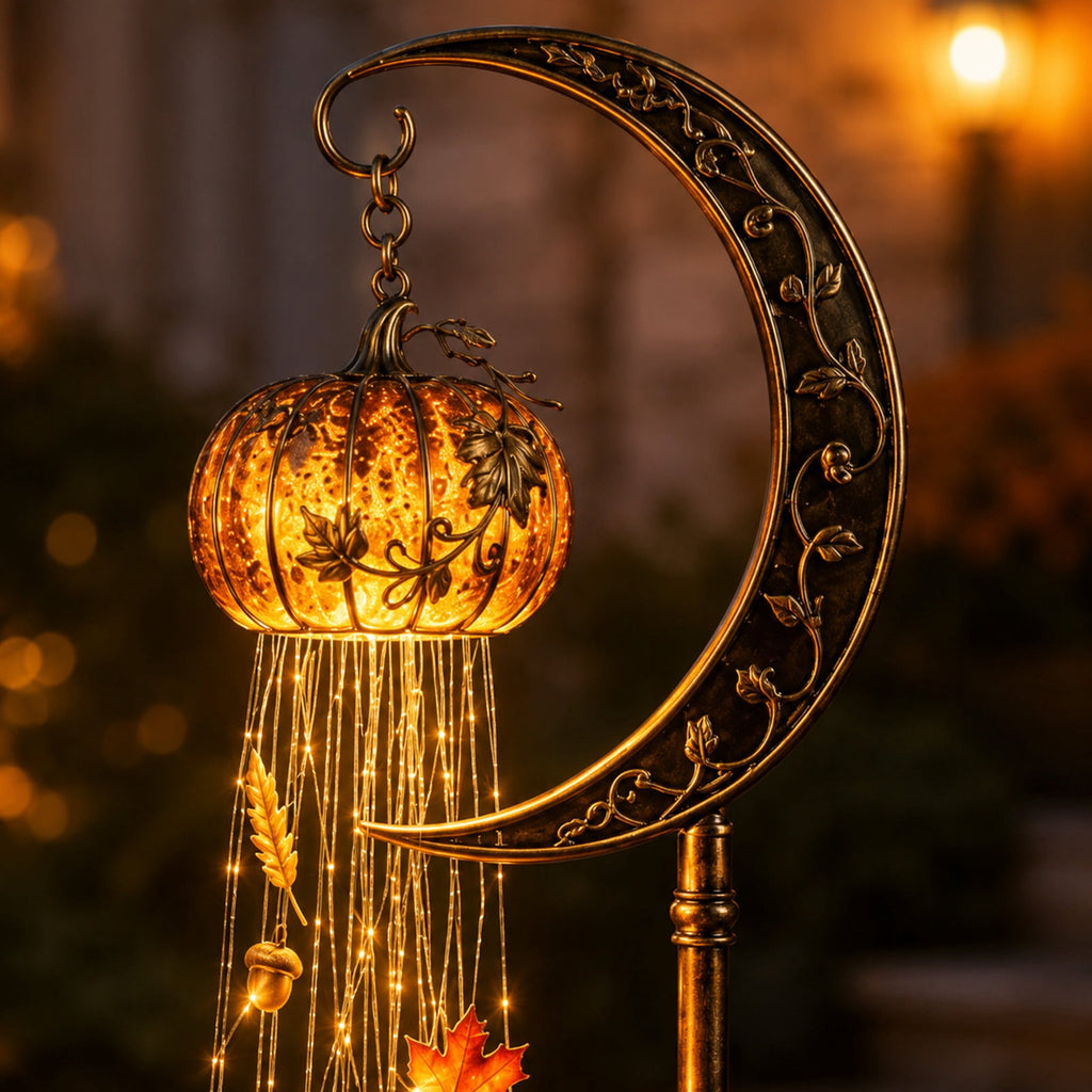 Halloween Witch Cauldron Garden Stake Lights, 2.7Ft LED Color Waterfall-Style Light Flow Flying Witch Garden Stake, Waterproof Weather Resistant Projector Lights for Outdoor Yard, Lawn, Pathway