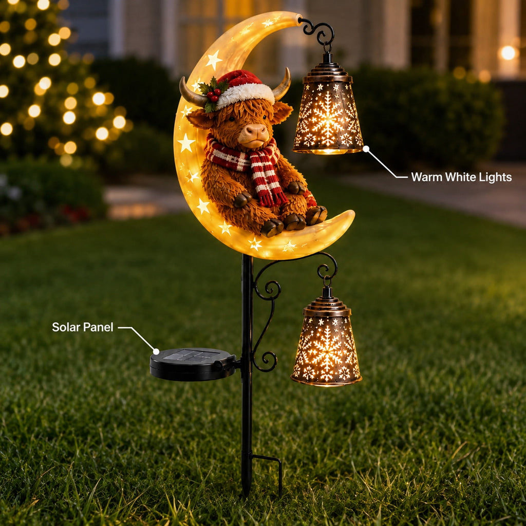 Halloween Witch Cauldron Garden Stake Lights, 2.7Ft LED Color Waterfall-Style Light Flow Flying Witch Garden Stake, Waterproof Weather Resistant Projector Lights for Outdoor Yard, Lawn, Pathway