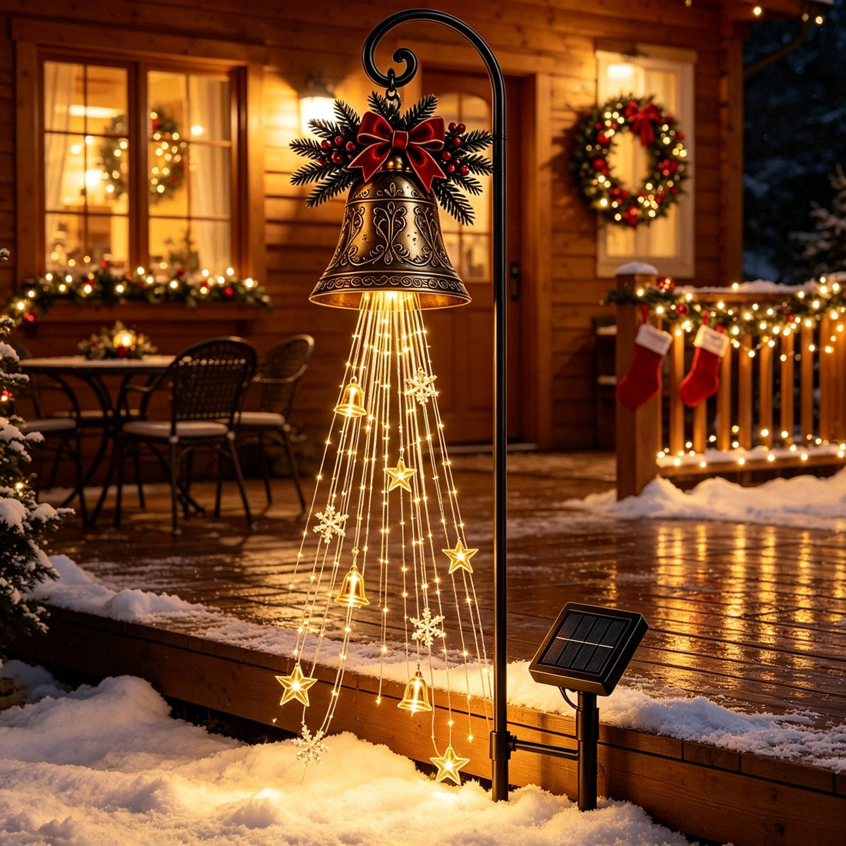 Halloween Witch Cauldron Garden Stake Lights, 2.7Ft LED Color Waterfall-Style Light Flow Flying Witch Garden Stake, Waterproof Weather Resistant Projector Lights for Outdoor Yard, Lawn, Pathway
