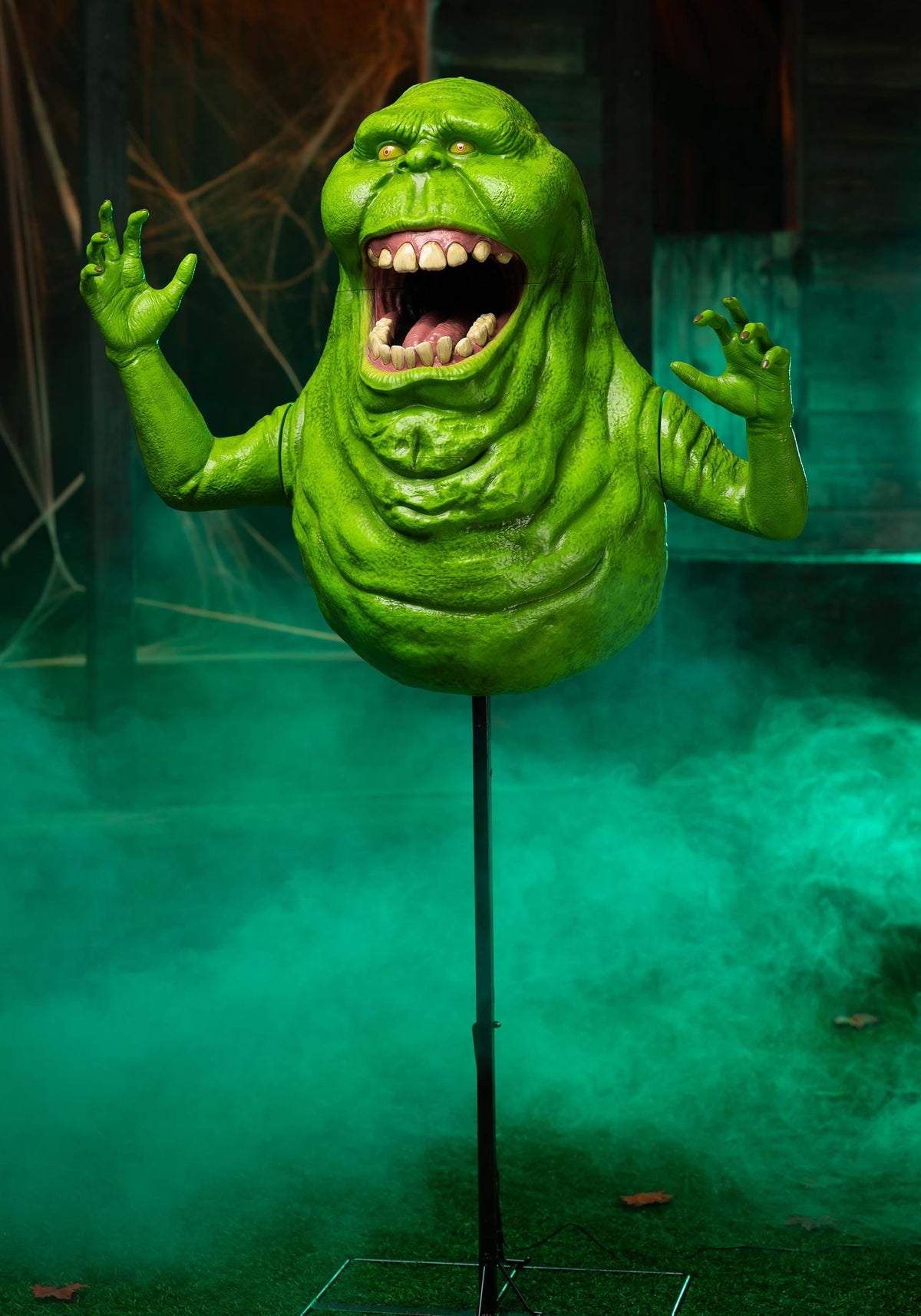 Animated Ghostbusters Slimer Decoration
