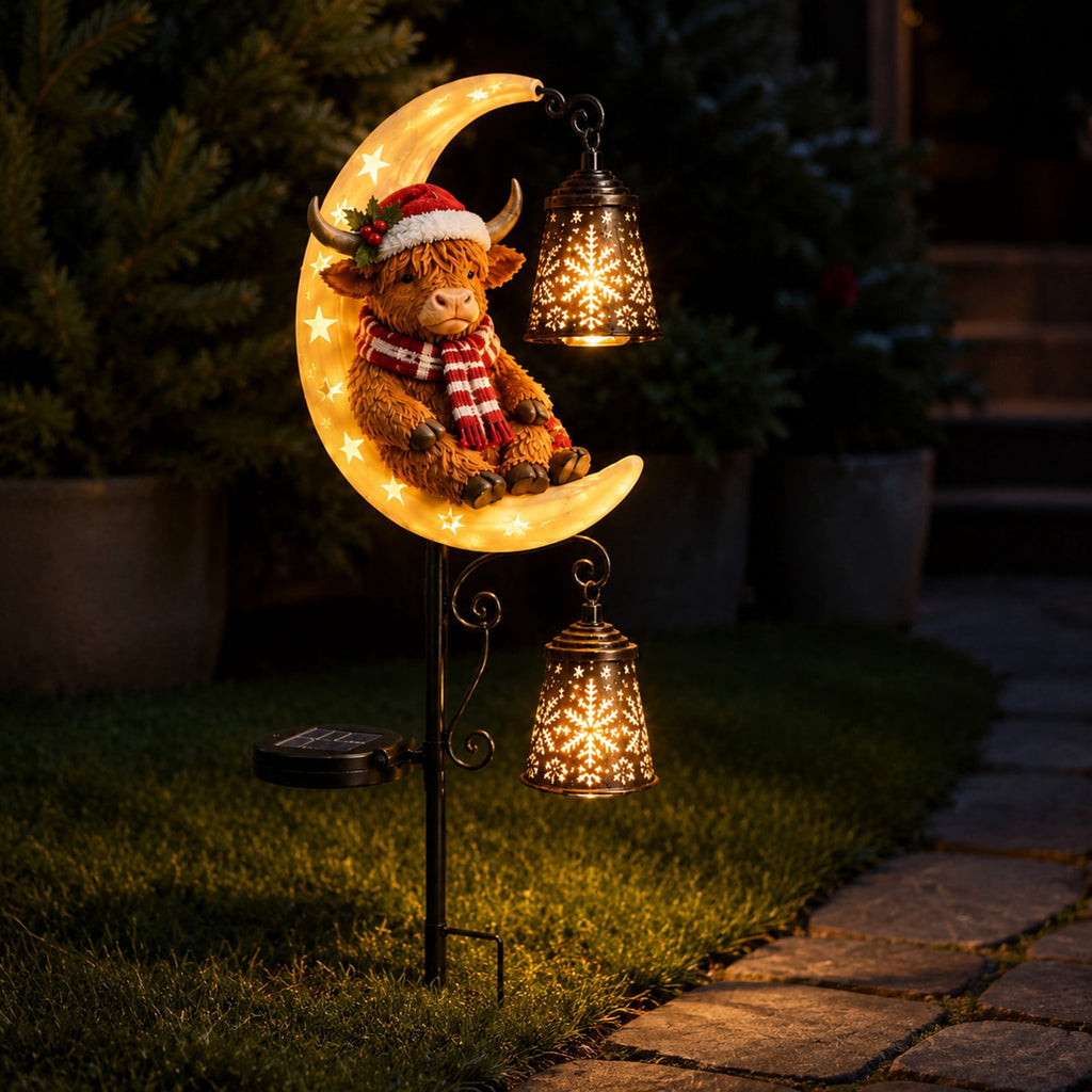 Halloween Witch Cauldron Garden Stake Lights, 2.7Ft LED Color Waterfall-Style Light Flow Flying Witch Garden Stake, Waterproof Weather Resistant Projector Lights for Outdoor Yard, Lawn, Pathway