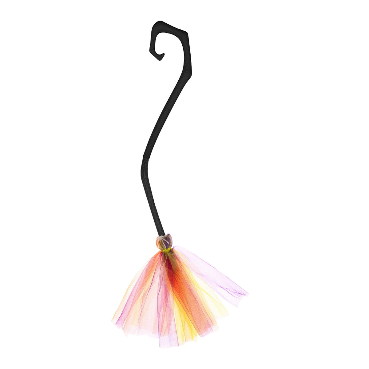 Halloween Decoration Indoor, 5.5 Ft Giant Light-Up Witches Broom, Rustic Halloween Decor for Porch, Yard, Front Door