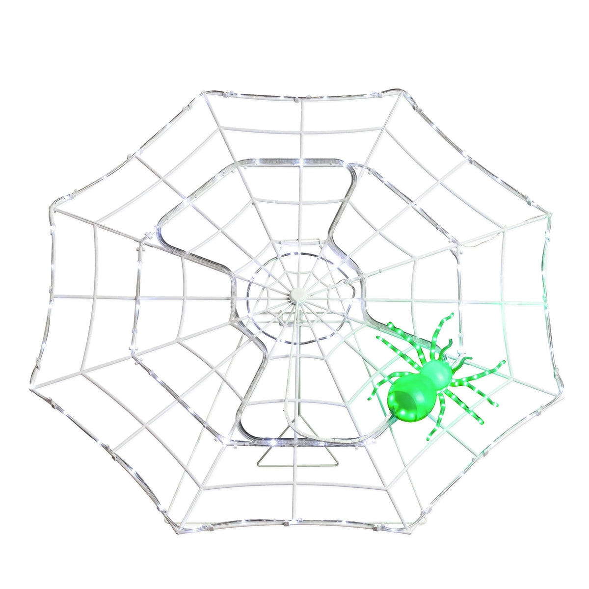 Mr. Halloween 4 ft. Outdoor Animated Spider Web - Purple Web