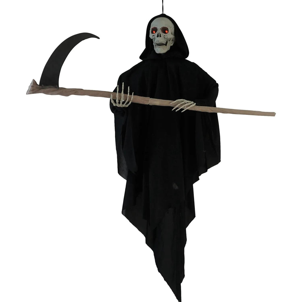 Sunstar Reaper Light-Up Animated Hanging Halloween Decoration - 36 in