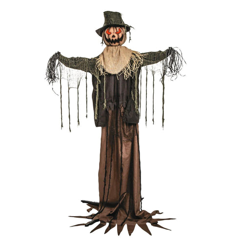 5 Ft. 10 3/4" Animated Rising Scarecrow Halloween Decoration