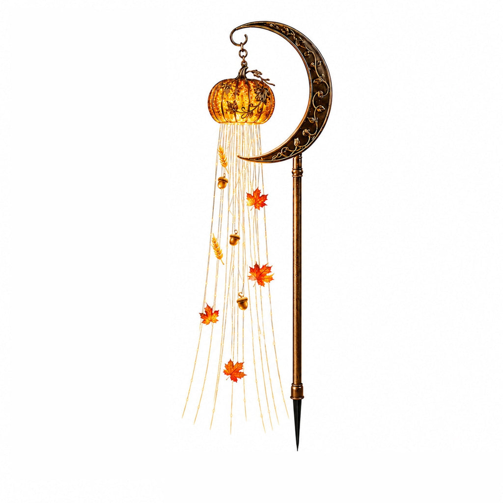 Halloween Witch Cauldron Garden Stake Lights, 2.7Ft LED Color Waterfall-Style Light Flow Flying Witch Garden Stake, Waterproof Weather Resistant Projector Lights for Outdoor Yard, Lawn, Pathway