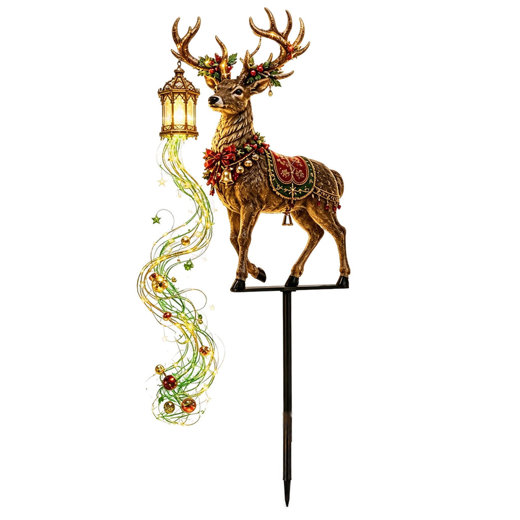 Halloween Witch Cauldron Garden Stake Lights, 2.7Ft LED Color Waterfall-Style Light Flow Flying Witch Garden Stake, Waterproof Weather Resistant Projector Lights for Outdoor Yard, Lawn, Pathway