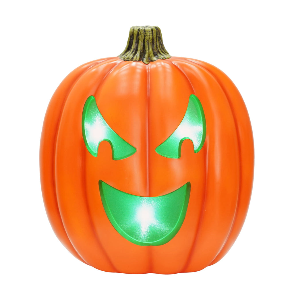 Way To Celebrate Animated Jack-o'-Lantern Halloween Décor, 22 in, Plastic Pumpkin