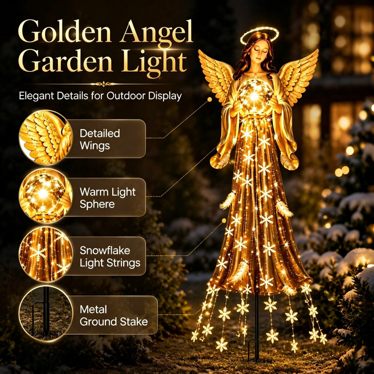 Halloween Witch Cauldron Garden Stake Lights, 2.7Ft LED Color Waterfall-Style Light Flow Flying Witch Garden Stake, Waterproof Weather Resistant Projector Lights for Outdoor Yard, Lawn, Pathway