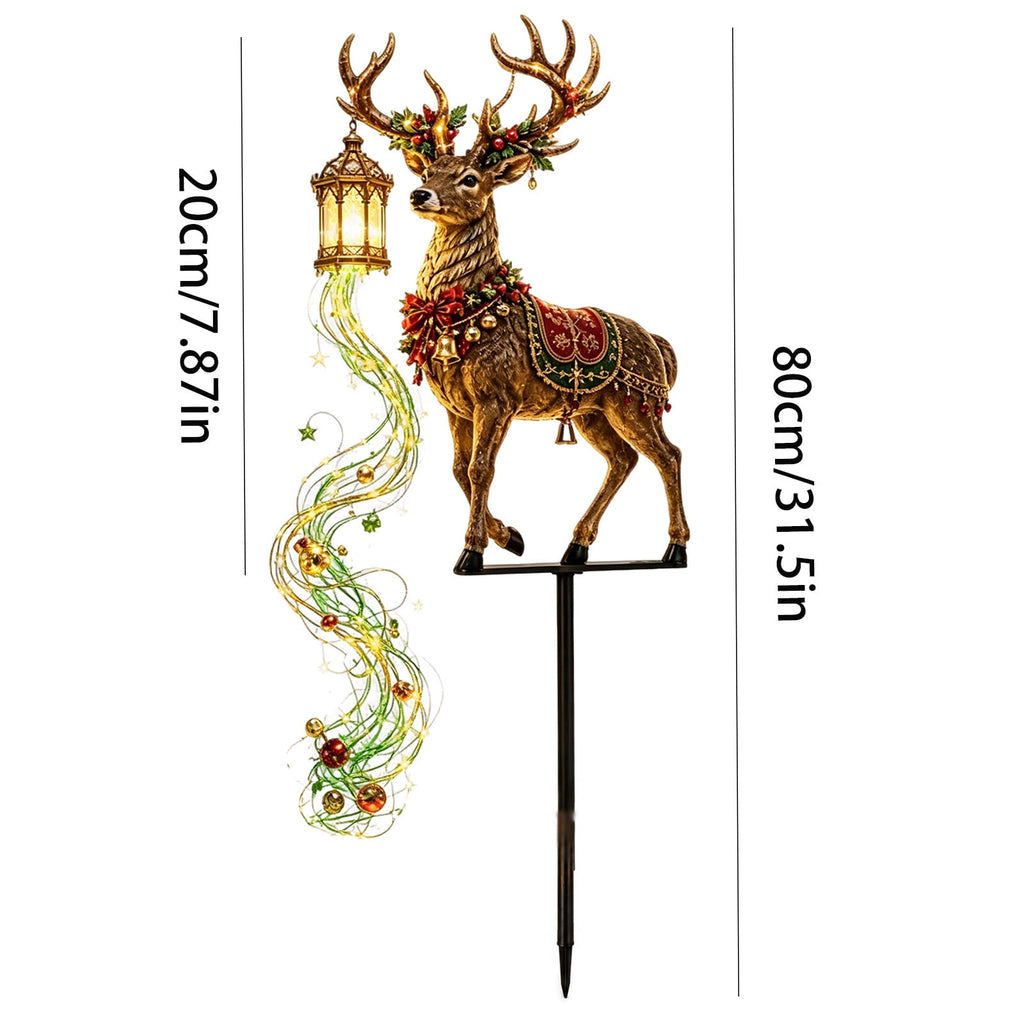 Halloween Witch Cauldron Garden Stake Lights, 2.7Ft LED Color Waterfall-Style Light Flow Flying Witch Garden Stake, Waterproof Weather Resistant Projector Lights for Outdoor Yard, Lawn, Pathway