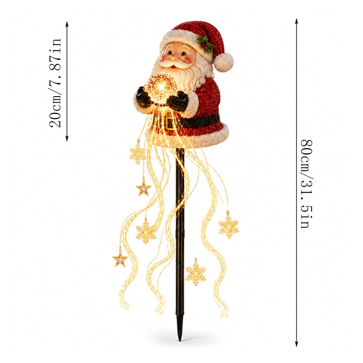 Solar Halloween Metal Moon Black Cat Garden Stake with LED Pumpkin Lantern, Light Up Star Bat Yard Decor Stake, Spooky Outdoor Lawn Pathway Halloween Decoration