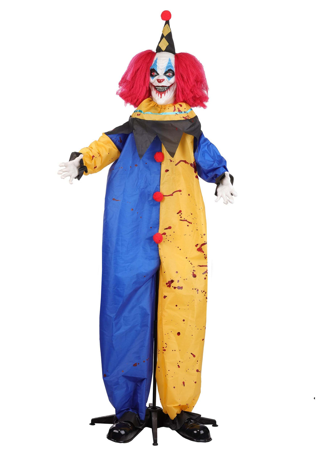 6.25FT Ned the Nightmare Clown Animated Decoration - Scream Saver